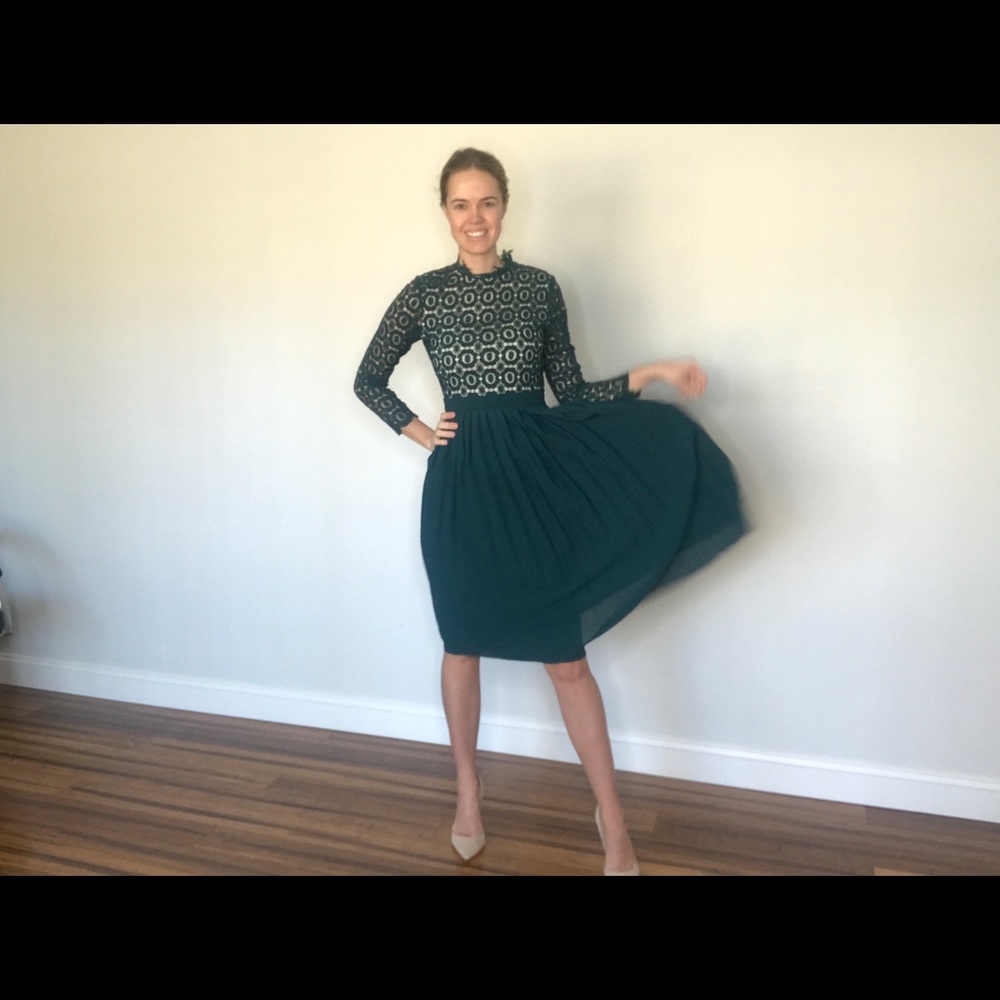 Beautiful green midi dress